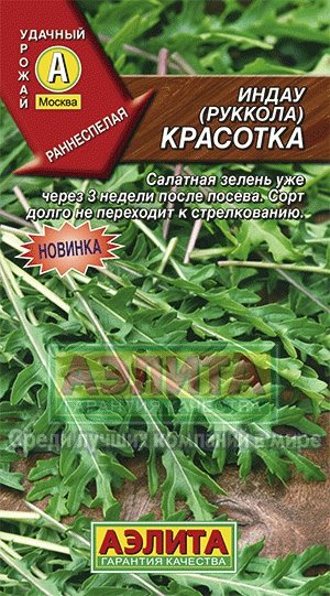 Семена. Индау (руккола) "Красотка"