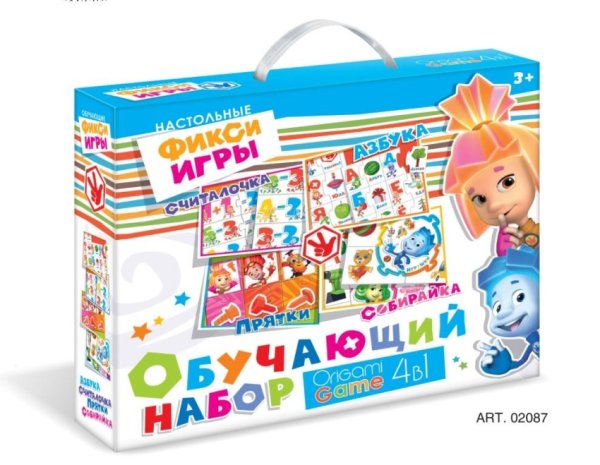 Обложка книги «Обучающий набор 4 в 1 "Фиксики", арт. 02087»