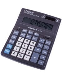 Калькулятор настольный CITIZEN Correct D-312/CDB1201BK, 12 разр, черн.