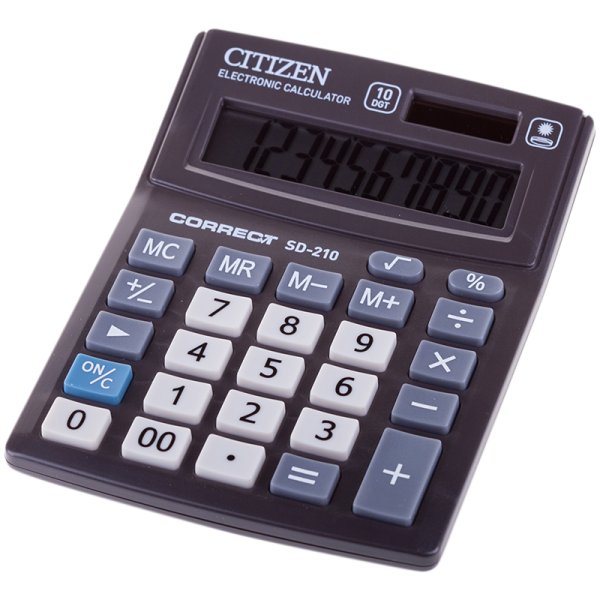 Калькулятор настольный CITIZEN Correct CMB1001BK, 10разр, черн.