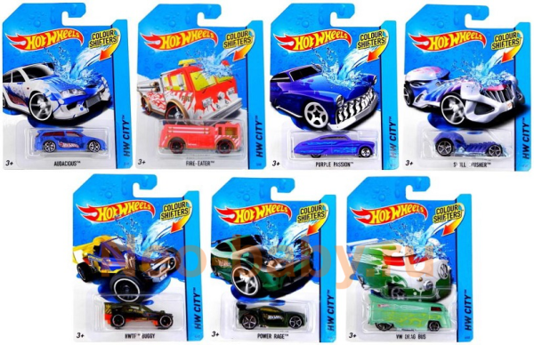 Машинка "Hot wheels", меняет цвет