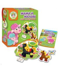 Развивающая игра с липучками "Мама и малыш"
