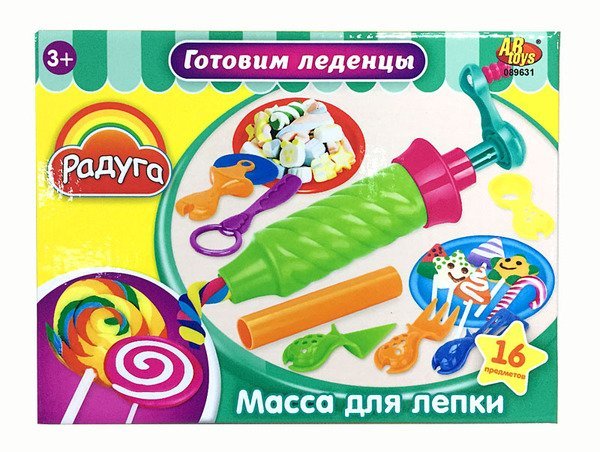 Обложка книги «Масса для лепки "Готовим леденцы"»
