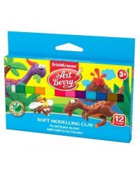 Мягкий пластилин &quot;ArtBerry с Алоэ Вера&quot;, 12 цветов, 180 грамм