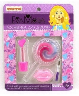 Набор детской косметики "Eva Moda. Блески для губ", 3 цвета