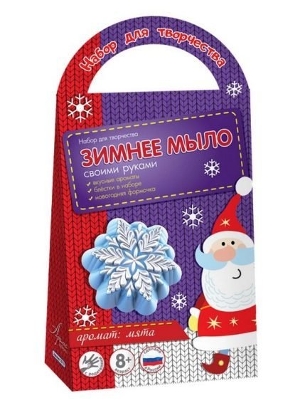 Зимнее мыло "Снежинка"