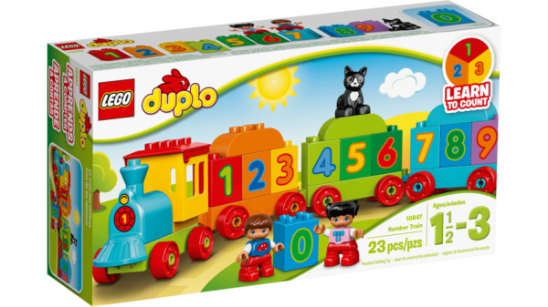 Обложка книги «Конструктор LEGO "DUPLO. Поезд "Считай и играй"»