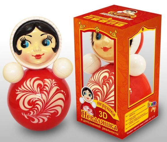 Обложка книги «Игрушка-неваляшка 3D, 26 см»