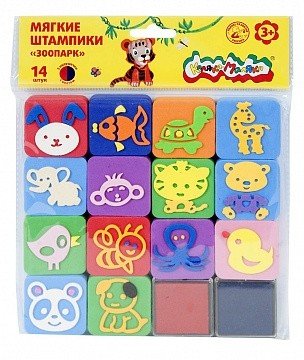 Обложка книги «Штампики "Зоопарк", 14 штампов»