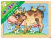 Игра из дерева (пазлы) "Каруселька. Коровка", 15 элементов