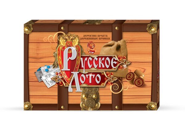 Обложка книги «Настольные игра "Лото русское" (коричневое)»