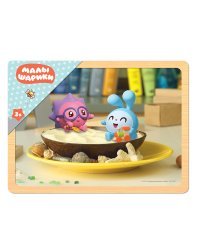 Игра из дерева (пазлы) "Малышарики"