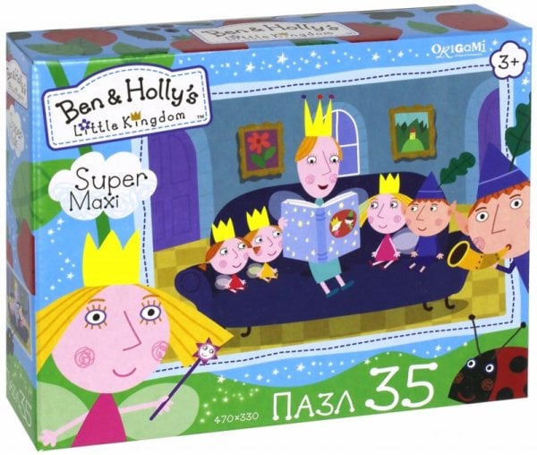 Пазл-35 maxi "Ben &amp; Holly. Читаем сказки"