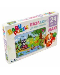 Пазл-maxi "Большая стирка", 24 элемента