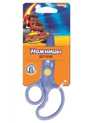 Ножницы дошкольные "Вспыш", 13,5 см