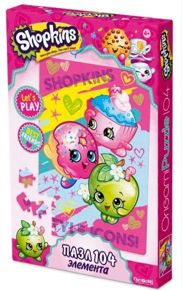 Обложка книги «Пазл Shopkins "Веселая компания", 104 элемента»