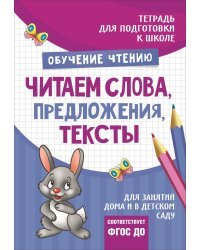 Подготовка к школе. Читаем слова, предложения, тексты
