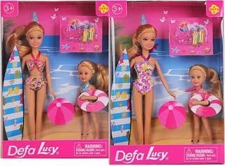Кукла "Defa Lucy" с пляжными аксессуарами