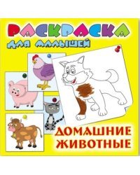 Раскраска для малышей "Домашние животные"