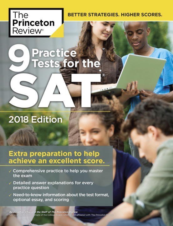 9 Practice Tests for the SAT, 2018