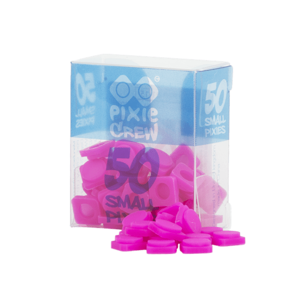 Набор силиконовых элементов для создания картинок "Pixie Crew" (50 штук, фуксия)