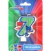 Обложка книги «Свеча "Герои в масках. PJ Masks. Цифра №7", 8 см»