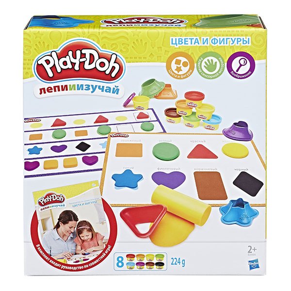 Обложка книги «Игровой набор Play Doh "Цвета и формы"»