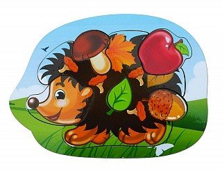 Обложка книги «Рамка-вкладыш "Ежик"»