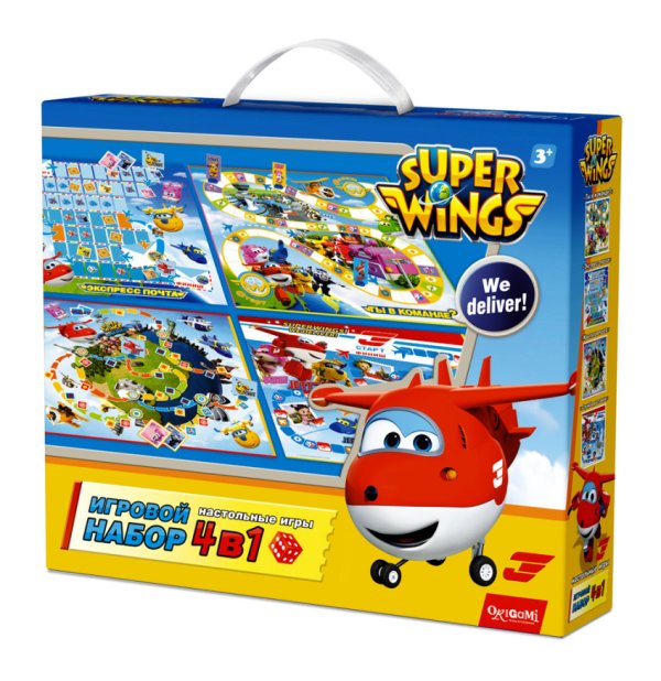 Обложка книги «Набор игровой 4 в 1 "SuperWings", арт. 02955»
