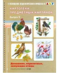 Картотека предметных картинок. Домашние, перелетные, зимующие птицы. Выпуск 9. ФГОС