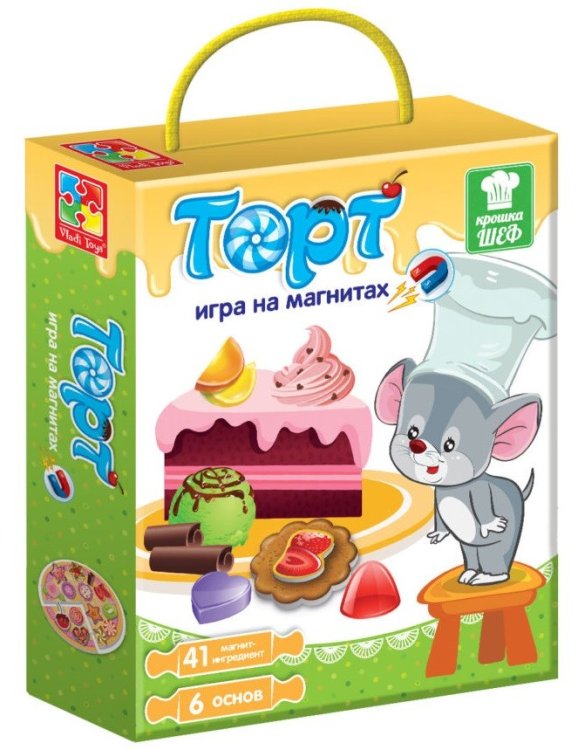 Магнитная игра "Крошка Шеф. Торт"