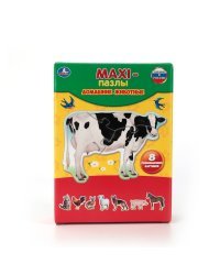Макси-пазлы "Домашние животные", 8 развивающих картинок