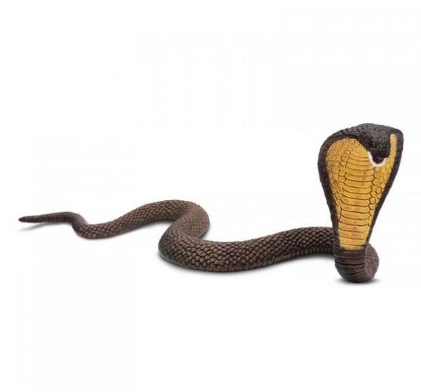 Морские обитатели, рыбы, земноводные Фигурка змеи "Очковая кобра"