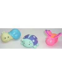 Набор игрушек для ванной "Насекомые", 3 штуки