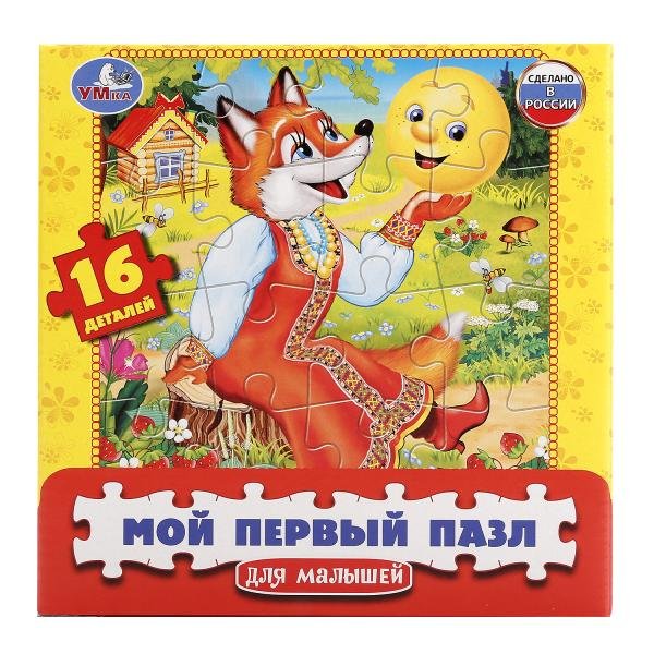 Обложка книги «Мой первый пазл "Колобок", 16 элементов»