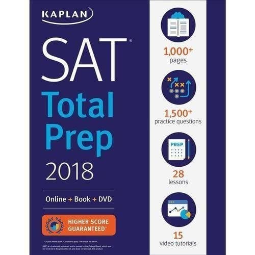 Обложка книги «SAT: Total Prep 2018 (+ DVD)», ISBN 9781506221342