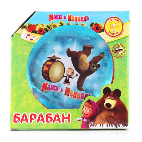 Обложка книги «Барабан "Маша и Медведь"»