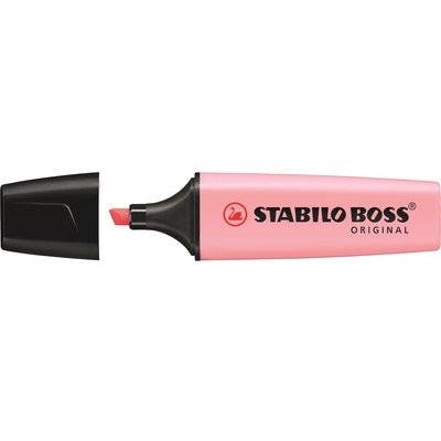 Текстовыделитель "Boss Original", 2-5 мм, пудровый розовый