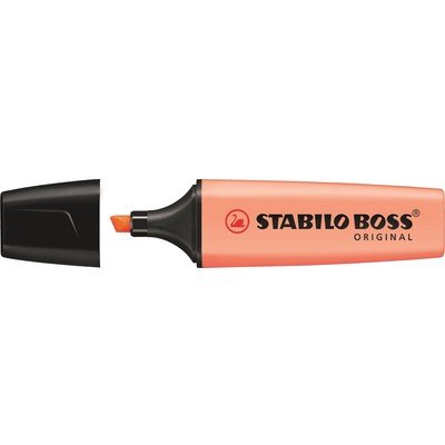 Текстовыделитель "Boss Original", 2-5 мм, персиковый