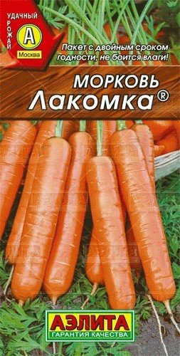 Обложка книги «Семена. Морковь "Лакомка" (двойная граммовка), вес: 4 г»