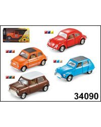 Машинка "Retro Compact Car", 1:32
