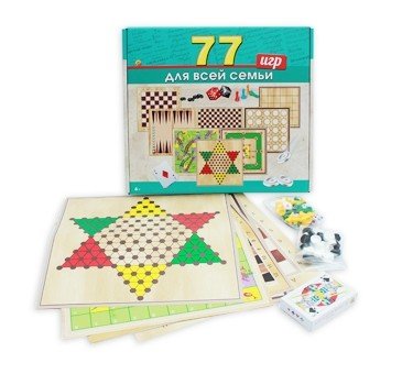 Обложка книги «Игры для всей семьи "77 игр в 1"»