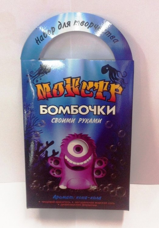 Бомбочки для ванны своими руками "Монстр Дракус"