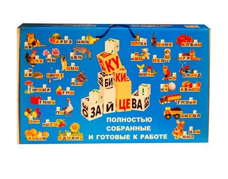 Обложка книги «Развивающая игрушка "Кубики Зайцева собранные"»
