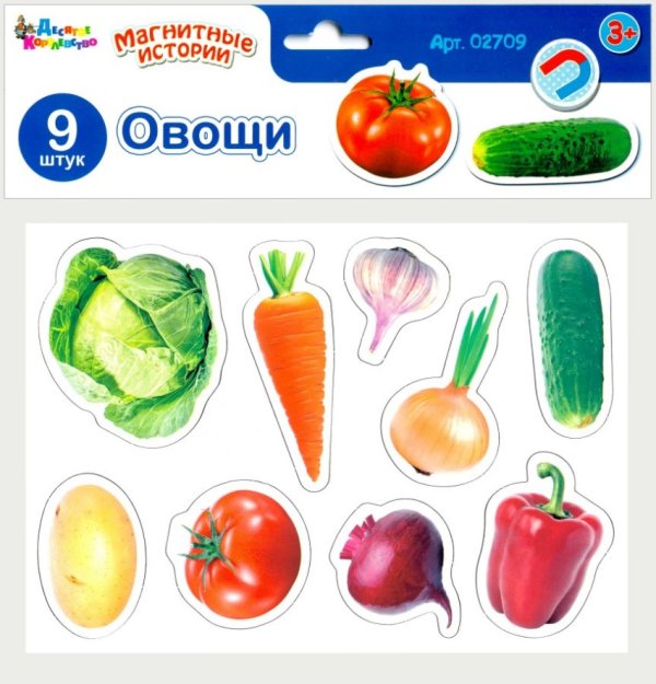 Обложка книги «Магниты "Магнитные истории. Овощи"»