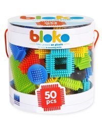 Игольчатый конструктор "Bloko". 50 деталей в тубе