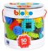 Игольчатый конструктор "Bloko". 50 деталей в тубе