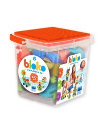 Игольчатый конструктор "Bloko". 100 деталей в ведёрке