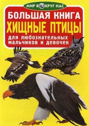 Обложка книги «Большая книга. Хищные птицы. Для любознательных мальчиков и девочек» — Завязкин Олег Владимирович, ISBN 9786177268023
