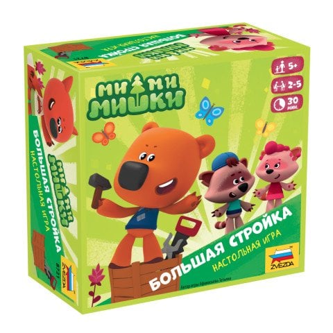 Настольная игра "Ми-ми-мишки. Большая стройка"